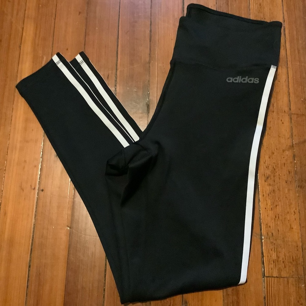 Adidas Women’s  Climalite three stripe high rise leggings